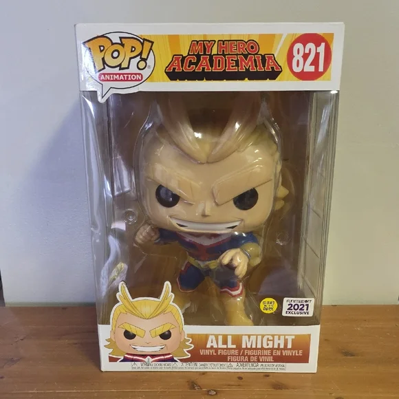 Funko All Might Vinyl Figure - Gold and Blue - Picture 1 of 6